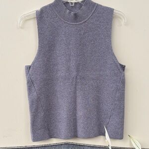 Banana Republic Sleeveless Mock Neck Tank - Lavender Heather